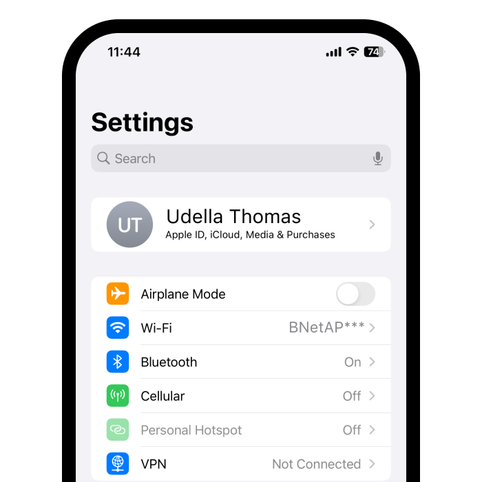 Activate eSIM in iPhone | Open Settings > Cellular